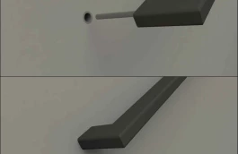 chemische verankering tegen een muur in steen