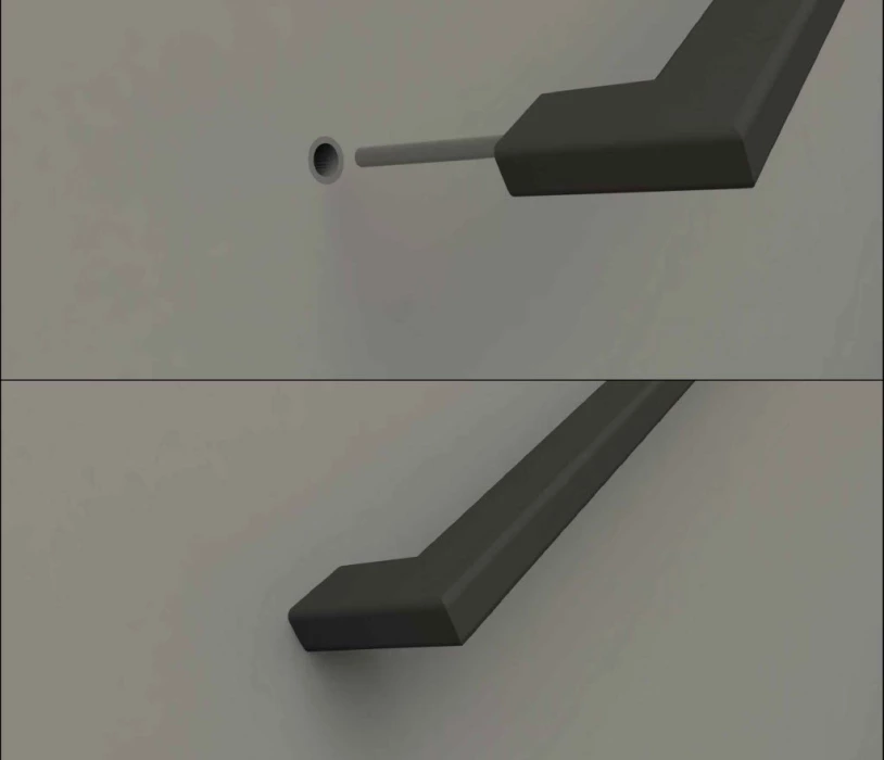 onzichtbaar chemische verankering